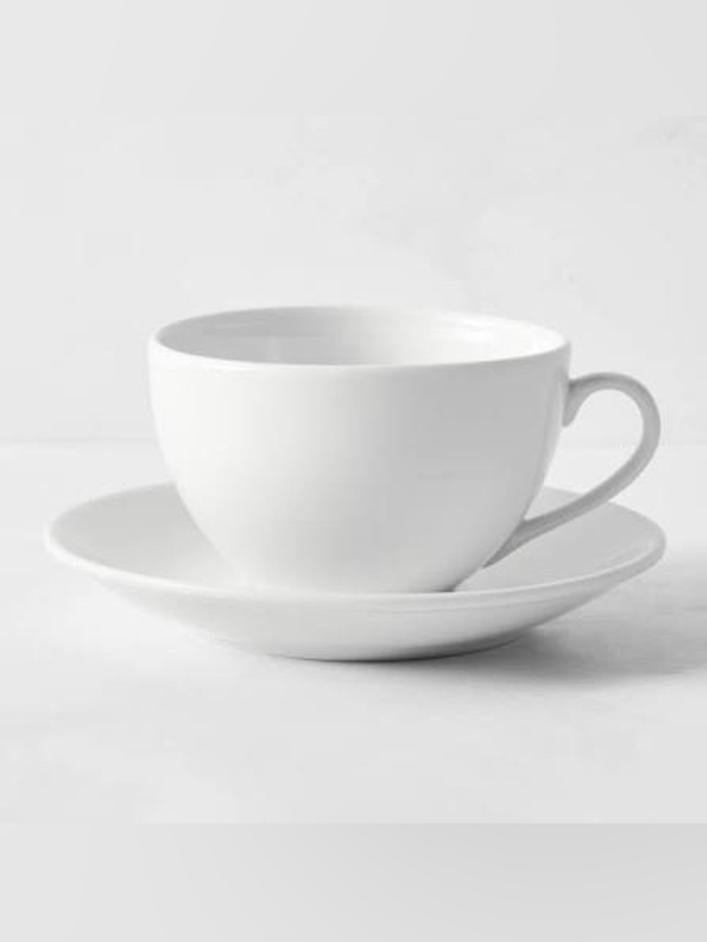 Apilco Tres Grande Cup Saucer Set from William Sonoma (two sets)